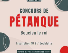 Concours de pétanque Ouvert à tous - Boucieu-le-Roi