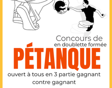 Concours en Doublette le 4 novembre 2025 - Boulogne-sur-Mer - 62200