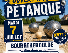 Concours en Doublette le 7 juillet 2026 - Bourgtheroulde-Infreville - 27520