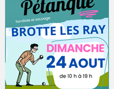 Concours en Doublette le 24 août 2025 - Brotte-lès-Ray - 70180