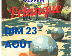 Concours en Doublette le 23 août 2026 - Brotte-lès-Ray - 70180