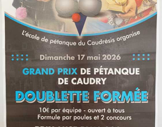 Concours en Doublette le 17 mai 2026 - Caudry - 59540