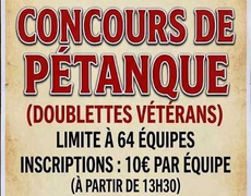 Concours de pétanque Officiel Vétéran - CEBAZAT