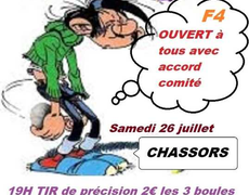 Concours de pétanque Ouvert à tous - Chassors