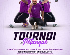Concours en Doublette le 7 juin 2026 - Chenôve - 21300