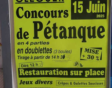 Concours de pétanque Ouvert à tous - Cléguer