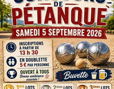 Concours de pétanque Ouvert à tous - Colligis-Crandelain