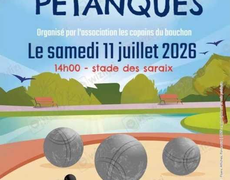 Concours de pétanque Officiel - COPAINS DU BOUCHON