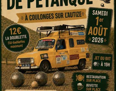 Concours en Doublette le 1 août 2026 - Coulonges-sur-l'Autize - 79160