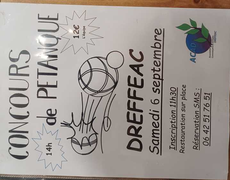 Concours de pétanque Ouvert à tous - Drefféac
