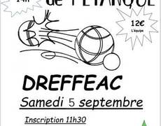 Concours de pétanque Ouvert à tous - Drefféac