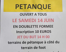 Concours de pétanque Ouvert à tous - Épieds-en-Beauce
