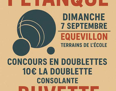 Concours de pétanque Ouvert à tous - Équevillon