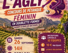 Concours de pétanque Officiel Féminin - Estagel