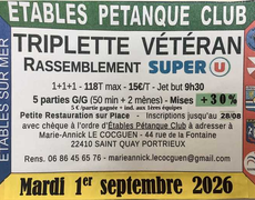 Concours de pétanque Ouvert à tous vétéran - Étables-sur-Mer