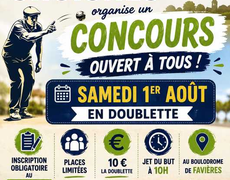Concours de pétanque Ouvert à tous - Favières