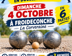 Concours de pétanque Ouvert à tous - Froideconche