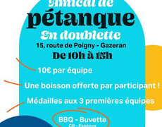 Concours en Doublette le 18 mai 2025 - Gazeran - 78125