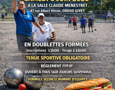 Concours de pétanque Ouvert à tous - Givet
