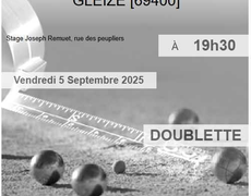 Concours de pétanque Ouvert à tous - Gleizé