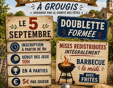 Concours en Doublette le 5 septembre 2026 - Grougis - 02110
