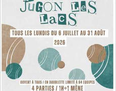 Concours en Doublette le 20 juillet 2026 - Jugon-les-Lacs - 22270