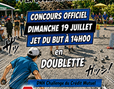 Concours de pétanque Officiel - LA BOULE  HETTANGEOISE