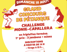 Concours en Triplette le 10 août 2025 - Lamanère - 66230