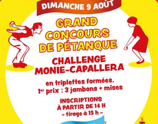 Concours en Triplette le 9 août 2026 - Lamanère - 66230
