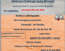 Concours en Triplette le 29 août 2025 - Le Grand-Quevilly - 76120