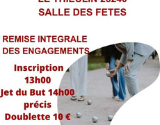 Concours de pétanque Ouvert à tous - Le Thieulin