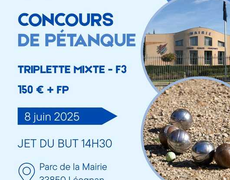 Concours de pétanque Ouvert à tous - Léognan