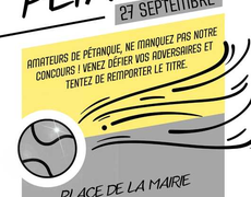 Concours de pétanque Ouvert à tous - Léry