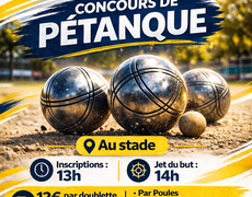 Concours en Doublette le 6 juin 2026 - Les Éparres - 38300