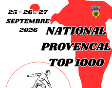 Concours en Triplette le 25 septembre 2026 - Laragne Monteglin