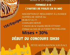 Concours en Triplette le 24 janvier 2026 - La Fanny Retheloise