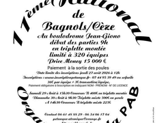 Concours de pétanque Officiel - Bagnols Sur Ceze