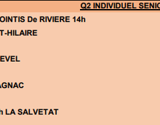 Concours en Tête à tête le 15 mars 2026 - Lieu non défini