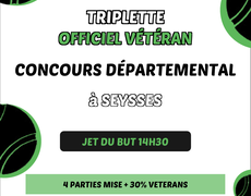 Concours de pétanque Officiel Vétéran - SEYSSES