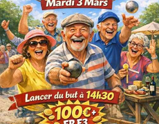 Concours en Doublette le 3 mars 2026 - BIBE GIRONDAIS