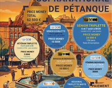 Concours en Doublette le 4 août 2026 - Le Puy En Velay