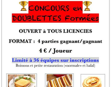 Concours en Doublette le 28 février 2026 - METZ RONDE PETANQUE