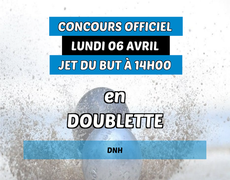 Concours en Doublette le 6 avril 2026 - LA BOULE LORQUINOISE