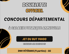 Concours de pétanque Officiel - GALAXIE PETANQUE AMNEVILLE