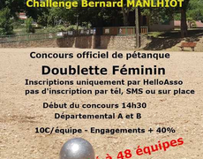Concours de pétanque Officiel Masculin - VEYRE-MONTON
