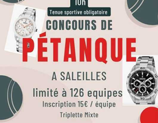 Concours de pétanque Officiel - PETANQUE SALEILLES