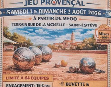 Concours de pétanque Officiel Provençal - PETANQUE STEPHANOISE