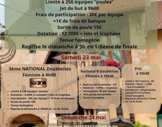 Concours de pétanque Officiel Féminin - Bourbon Lancy