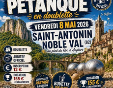 Concours de pétanque Officiel - St Antonin Noble Val