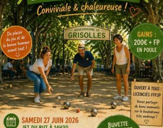 Concours de pétanque Officiel - Grisolles